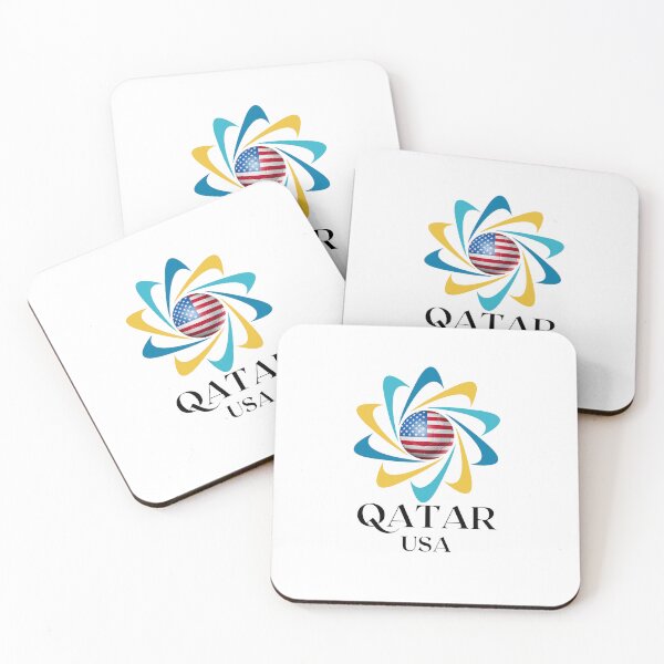 Item preview, Qatar Football soccer team USA United States of America  designed and sold by DesignsbyMona.