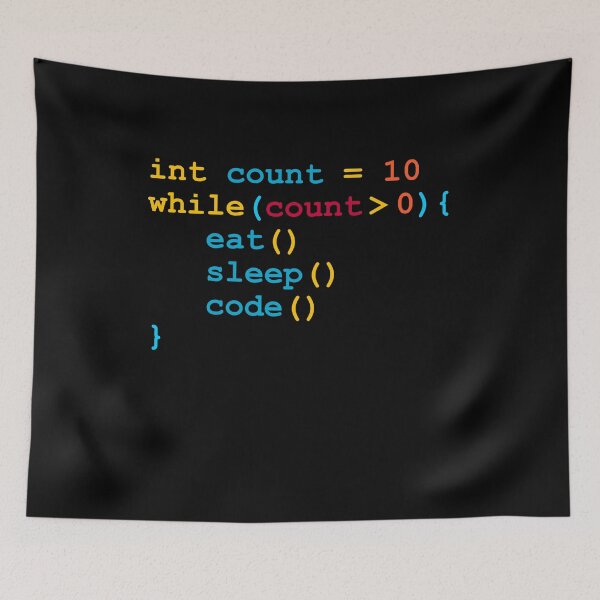 Item preview, Eat Sleep Code Repeat designed and sold by ramonparaiba.