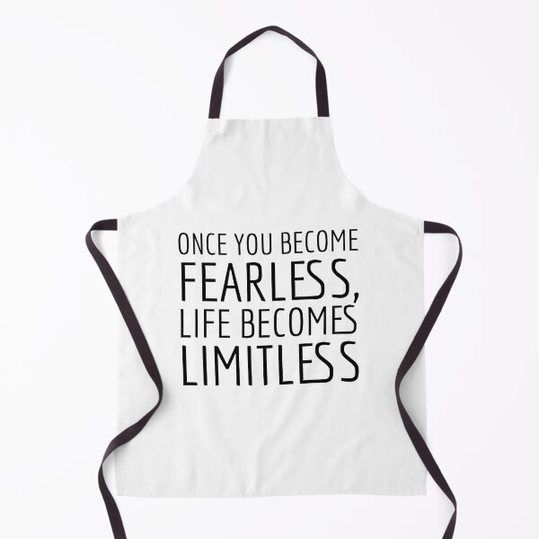 Item preview, ONCE YOU BECOME FEARLESS, LIFE BECOMES LIMITLESS designed and sold by Maestroedems.