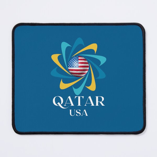 Item preview, Qatar Football soccer team USA United States of America designed and sold by DesignsbyMona.