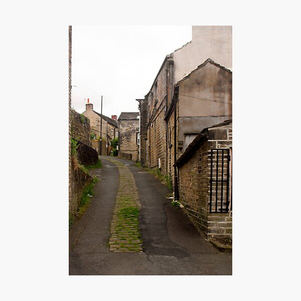 Item preview, Dead End Photograph of Empty Back Alley in Yorkshire designed and sold by BritishYank.