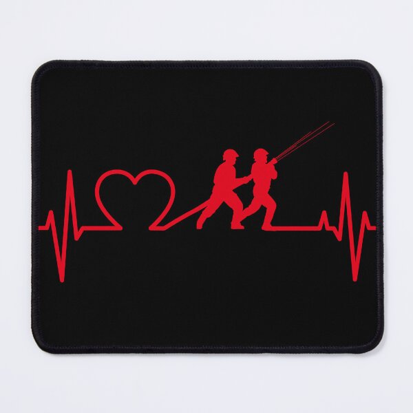Item preview, I love firefighters - Heartbeat designed and sold by FashionHeritage.