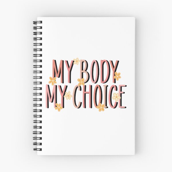 Item preview, My body my choice with flowers designed and sold by jessica-brink.
