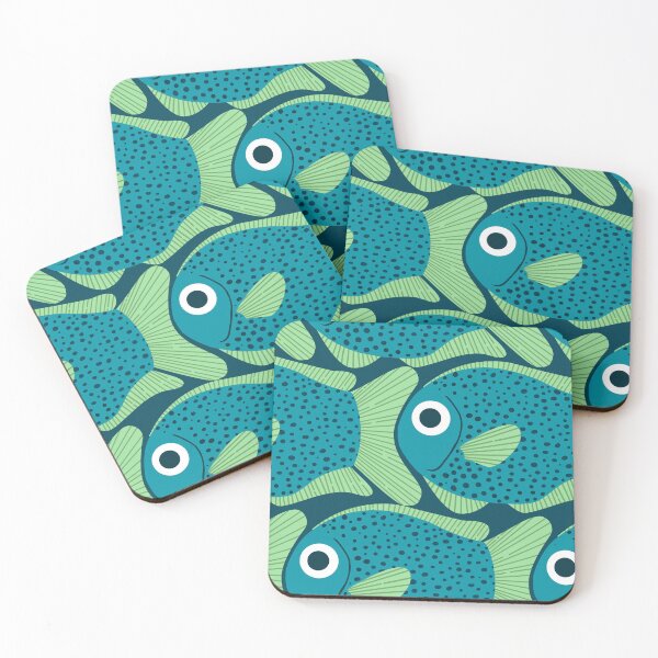 Item preview, Blue Fish Pattern designed and sold by lauragraves.