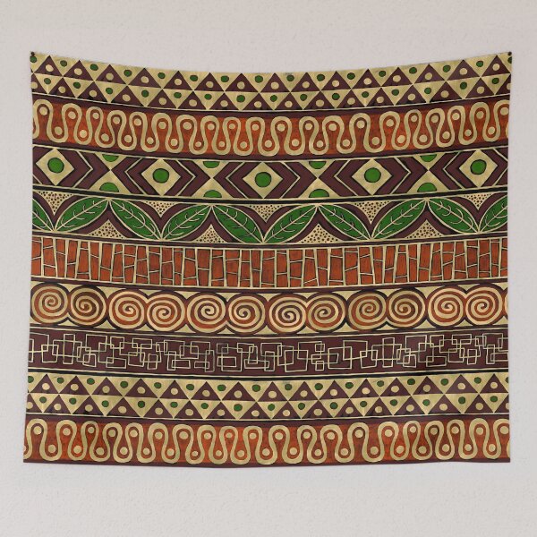 Item preview, scribble doodle tribal pattern 04 designed and sold by pattypattern.