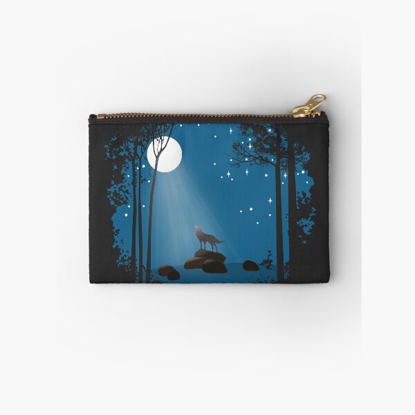 Item preview, Wolf and the moon designed and sold by hearthewild.