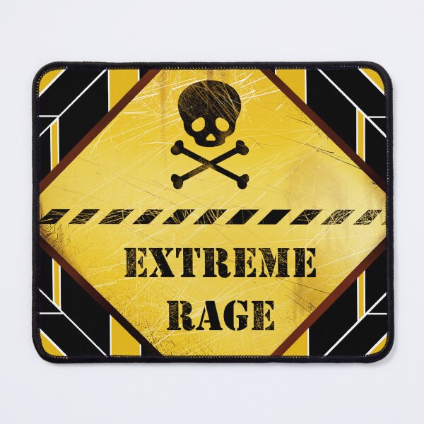Item preview, CAUTION: EXTREME RAGE with background designed and sold by iduzarts.