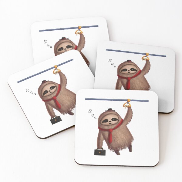 Item preview, Sleeping sloth worker  designed and sold by TheDigitalTako.
