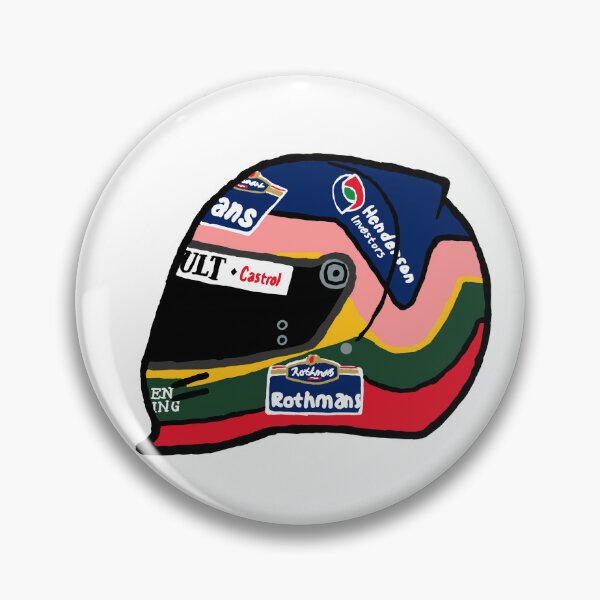 Item preview, Jacques Villeneuve Helmet designed and sold by rsbnjamin.