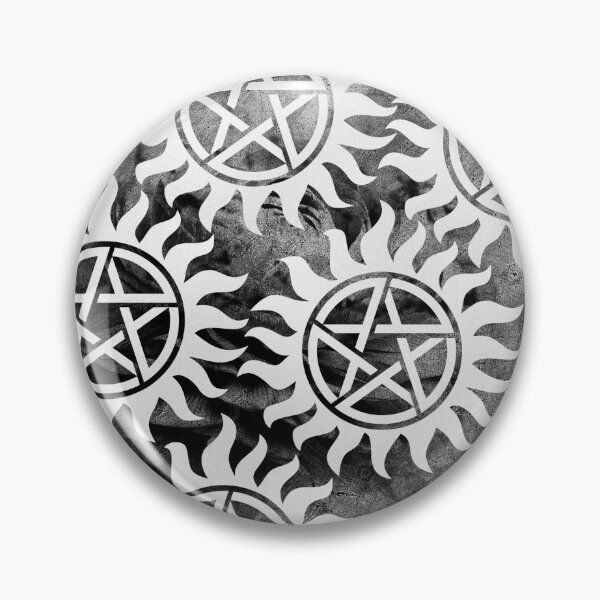 Item preview, Supernatural Anti Possession Symbol Pattern designed and sold by humnoo.