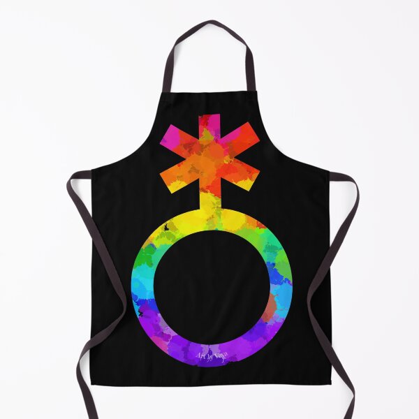 Item preview, Non-binary symbol in rainbow colours designed and sold by Art by Veya.