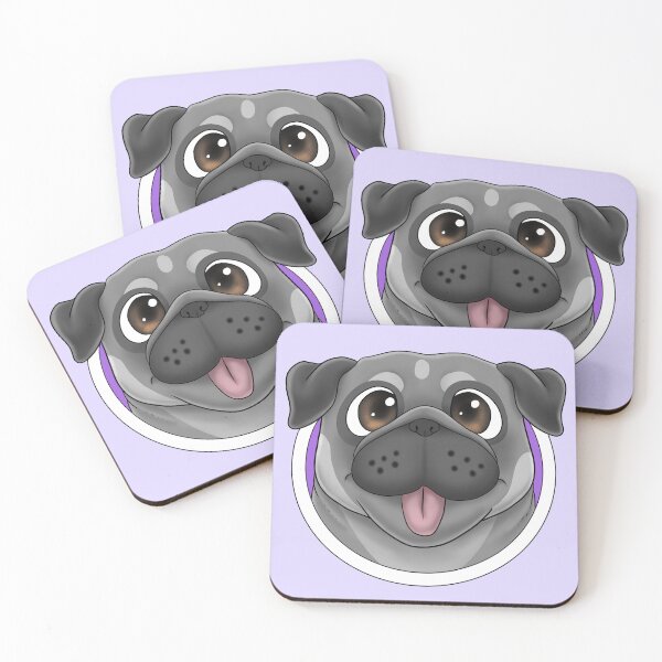 Item preview, Pug Pals (Silver) designed and sold by Pods-n-Pugs.