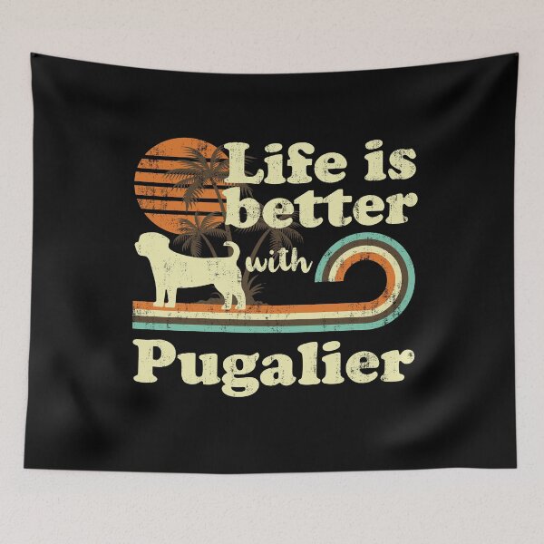 Item preview, Life is Better with Pugalier Vintage designed and sold by rafaeltto.