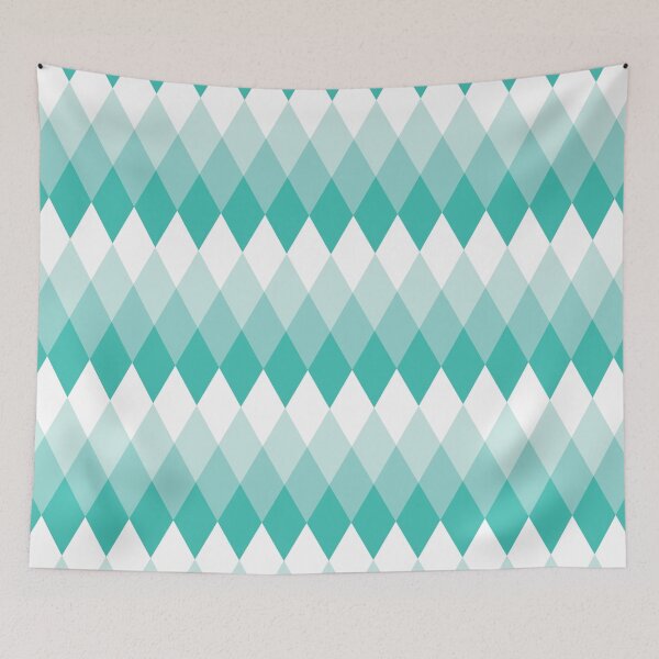 Item preview, Ombré Teal Diamonds designed and sold by Amanda Albert.