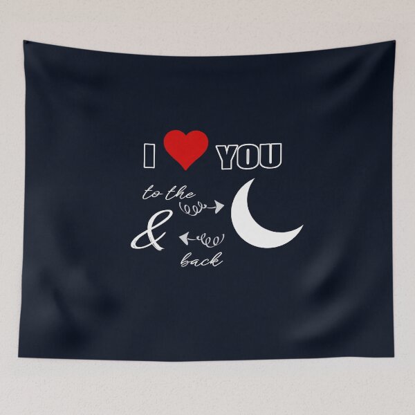 Item preview, "I love you to the stars, moon and back" designed and sold by STYLESYNDIKAT.