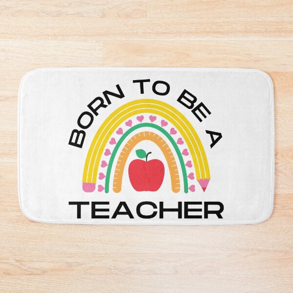 Item preview, BACK TO SCHOOL, BORN TO BE A TEACHER designed and sold by TeyMank.