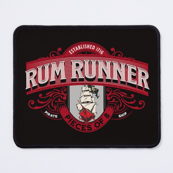 Item preview, Rum Runner Pieces of 8 Pirate Ship Red designed and sold by Emeris.