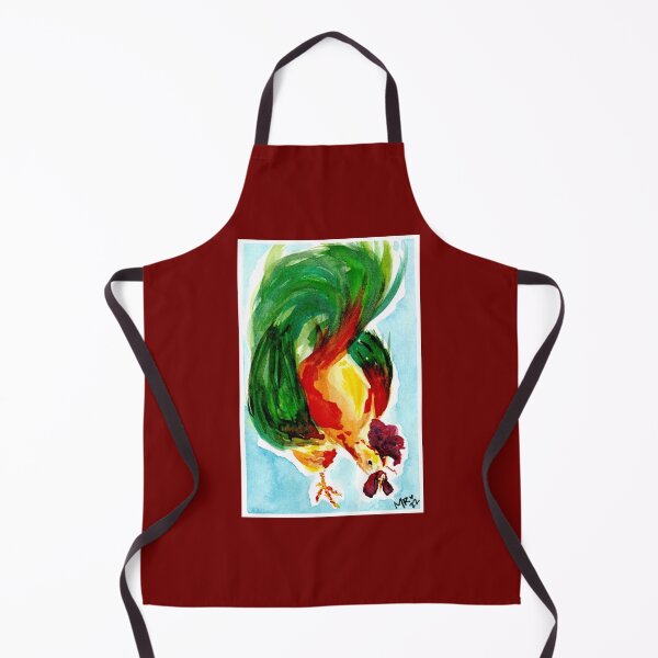 Item preview, Chicken watercolor designed and sold by MinuitRoux.