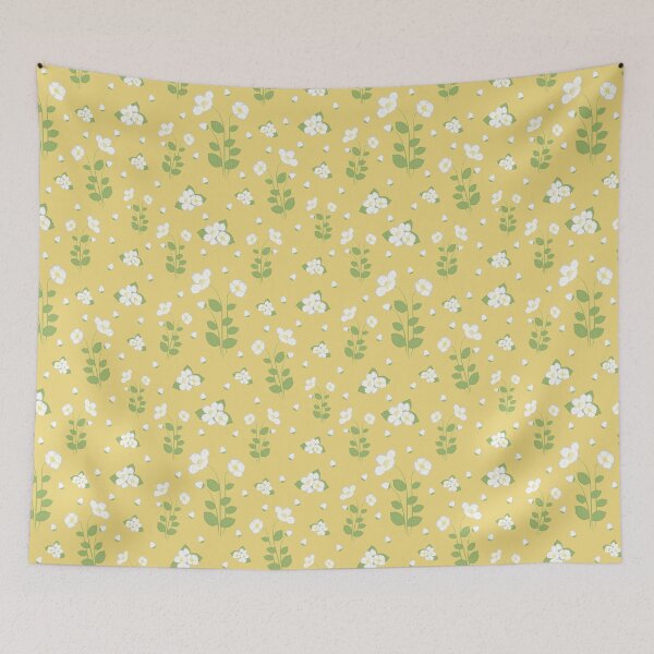 Item preview, Jasmines with leaves, seamless pattern designed and sold by OM-lova.