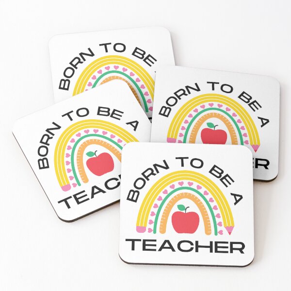 Item preview, BACK TO SCHOOL, BORN TO BE A TEACHER designed and sold by TeyMank.