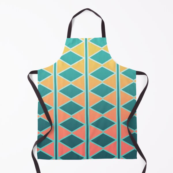 Item preview, Geometric pattern of green rhombuses designed and sold by MinEkkoArt.