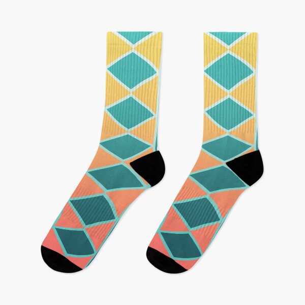 Item preview, Geometric pattern of green rhombuses designed and sold by MinEkkoArt.