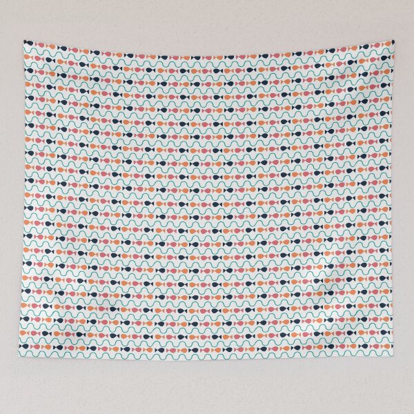 Item preview, Bright Tropical Fish Pattern designed and sold by Garden-View.