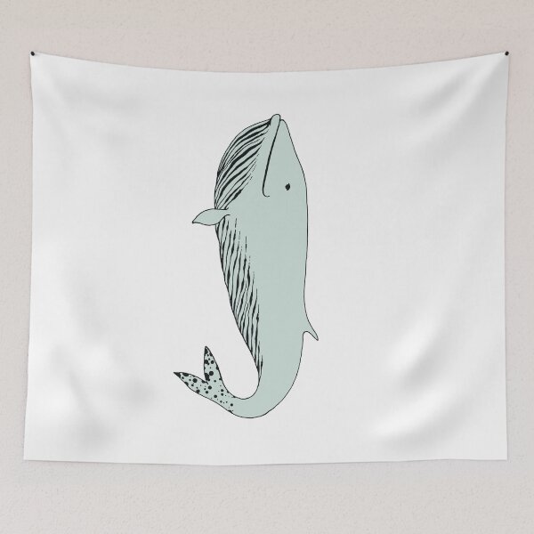 Item preview, Whale - illustration - drawing - underwater world designed and sold by ShenysArt.