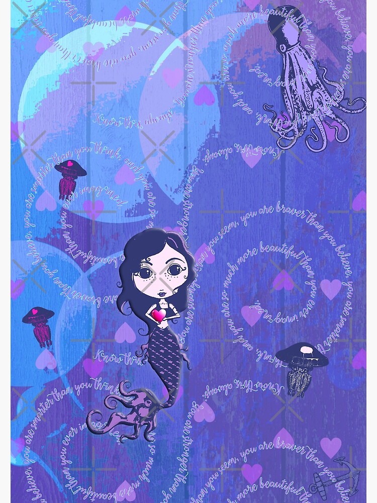 Inspired by You - Violet Mermaid, 2nd of 4 by LittleMissTyne