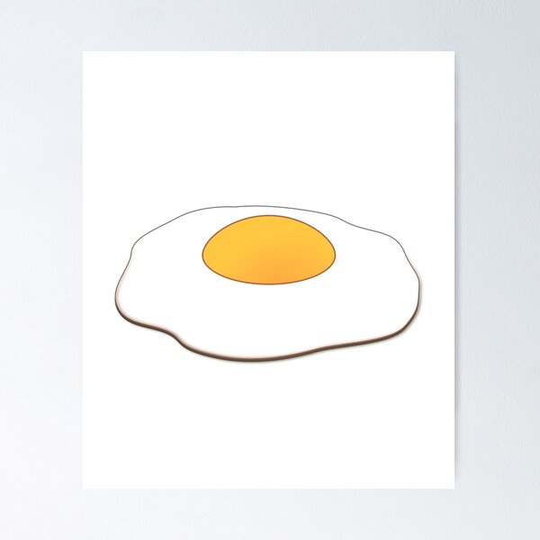 Sunny Side UP, egg illustration, png