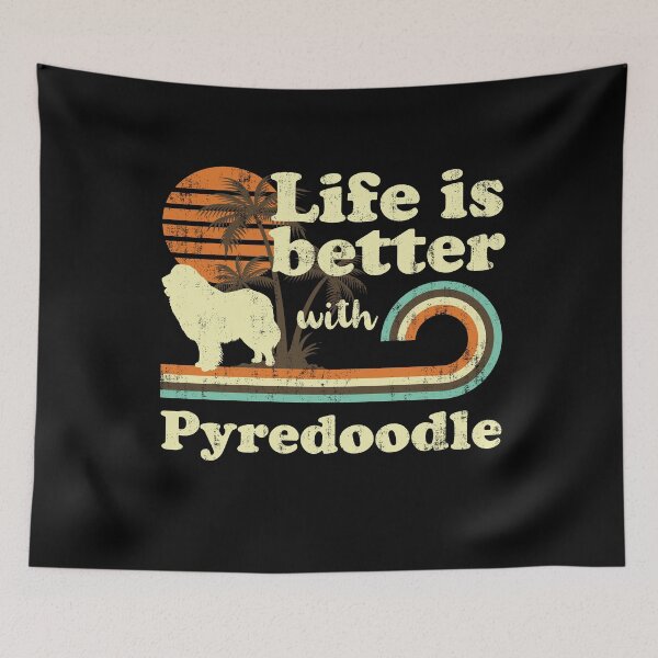 Item preview, Life is Better with Pyredoodle Vintage designed and sold by rafaeltto.