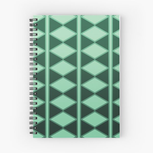 Item preview, Geometric pattern of mint rhombuses designed and sold by MinEkkoArt.