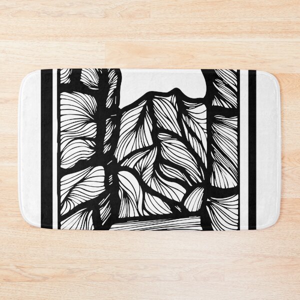 Item preview, Landscape - linear illustration - Peru Black - Machu Pichu designed and sold by SofisGarden.