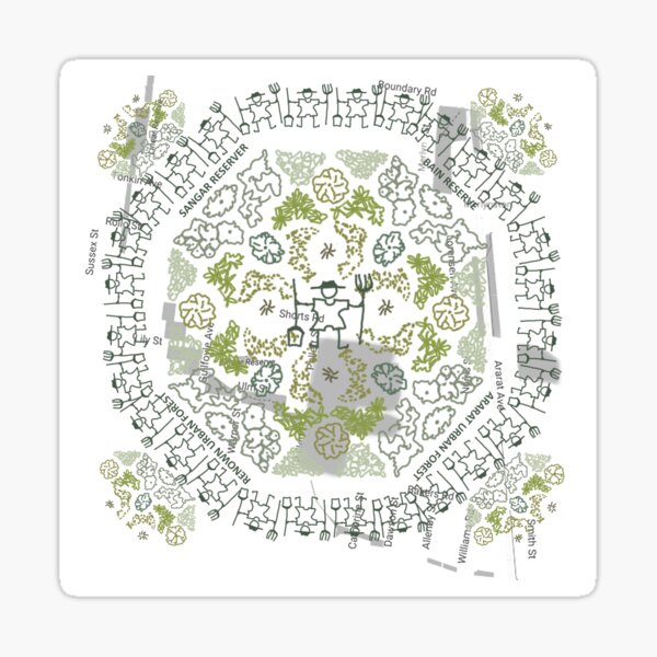 Greening Merlynston Sticker