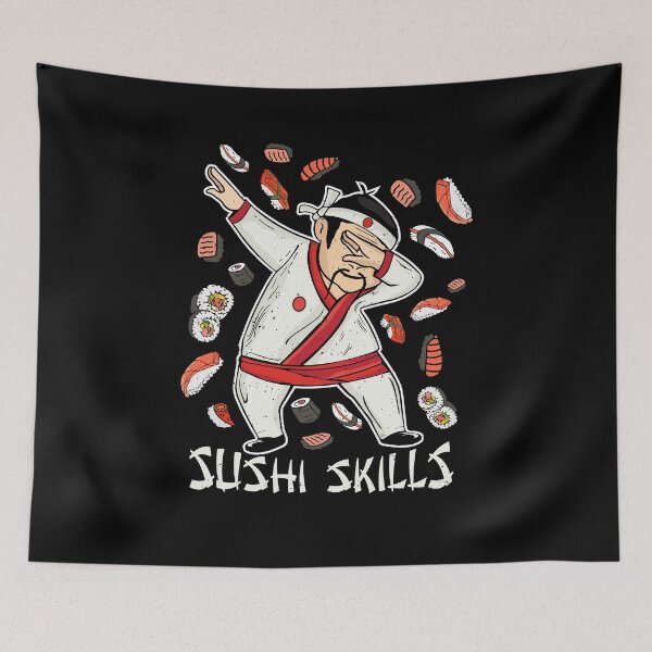 Item preview, Sushi Skills Japanese Food Gift Men Sushi Chef Sushi designed and sold by DSWShirts.
