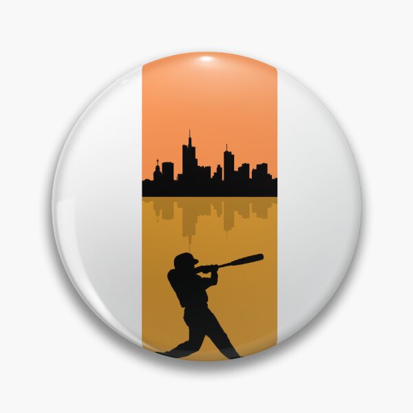 Item preview, baseball in the city designed and sold by ELIELART.