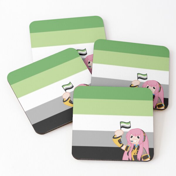 Item preview, Aromantic Flag Luka Megurine designed and sold by Vee-s-World-111.