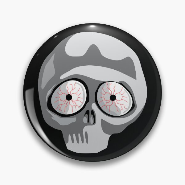 Item preview, Neat Zombie Skull with Red Eyes designed and sold by Moodific.