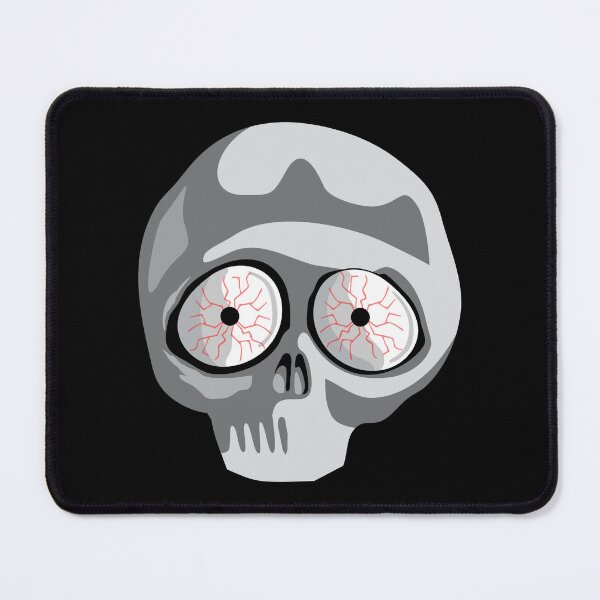Item preview, Neat Zombie Skull with Red Eyes designed and sold by Moodific.