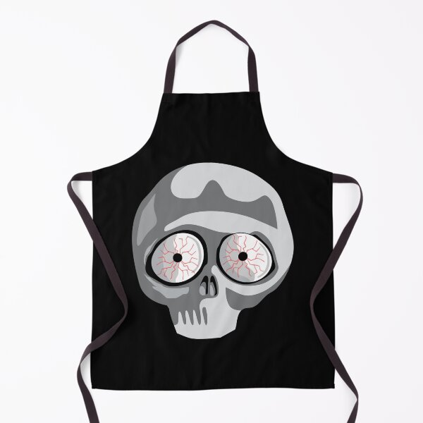 Item preview, Neat Zombie Skull with Red Eyes designed and sold by Moodific.