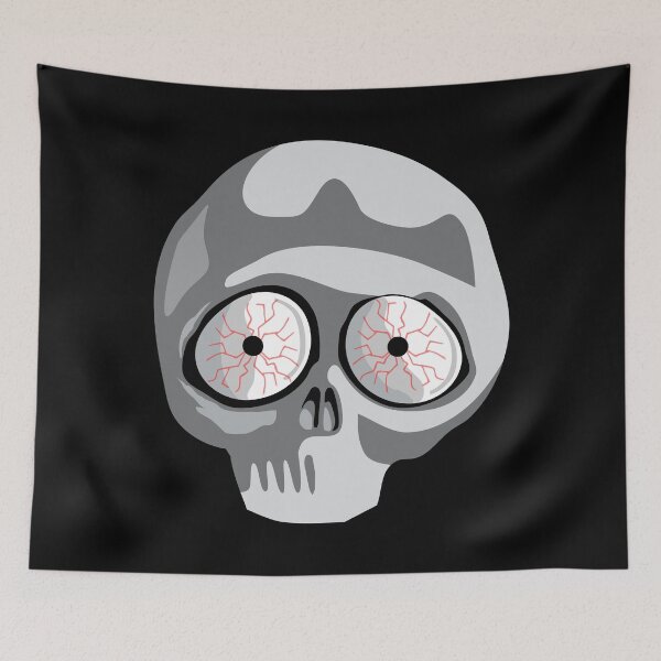 Item preview, Neat Zombie Skull with Red Eyes designed and sold by Moodific.
