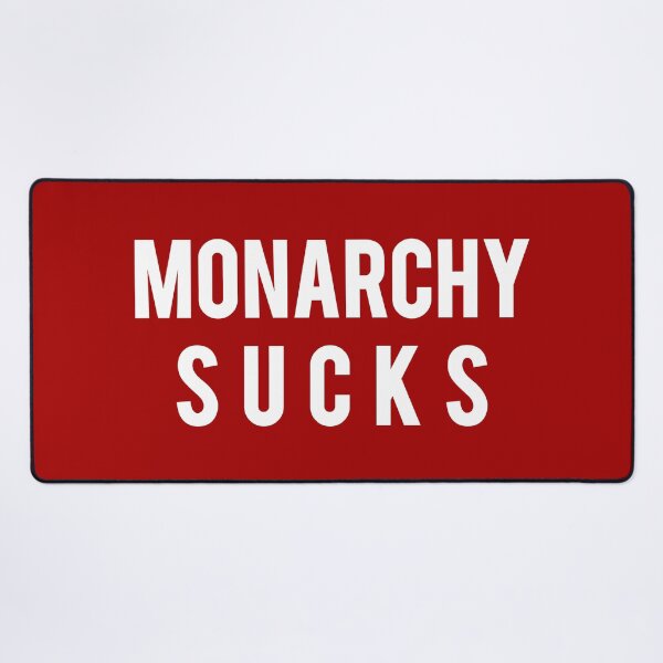 Item preview, Monarchy Sucks White Text  designed and sold by Design-Maniya.