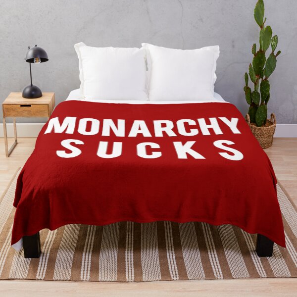 Item preview, Monarchy Sucks White Text designed and sold by Design-Maniya.
