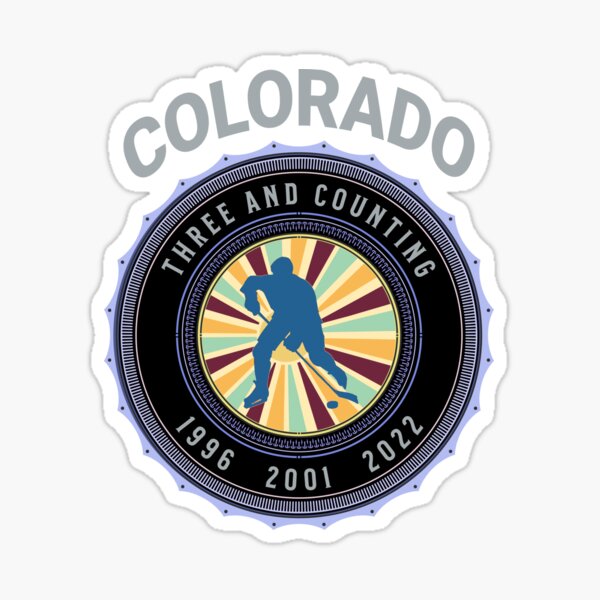 Colorado Avalanche Championship Sticker Stanley Cup Gear Team NHL National Hockey League Sticker Vinyl Decal Laptop Water Bottle Car (2022