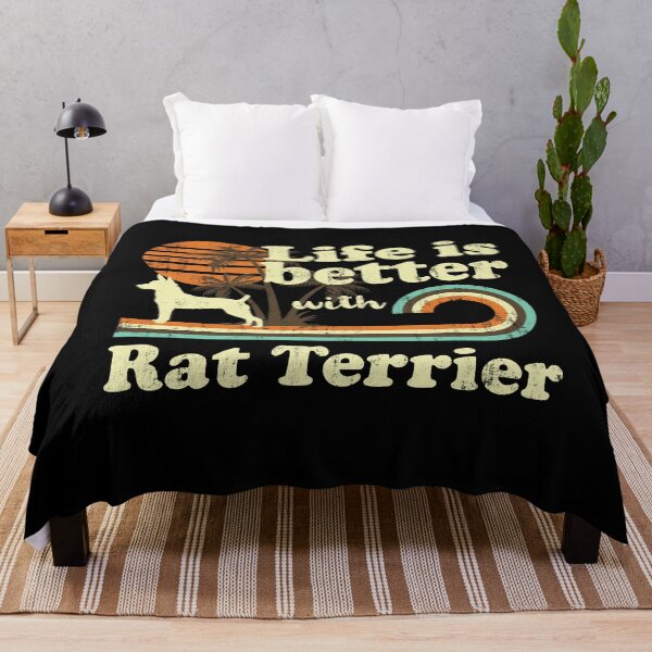 Item preview, Life is Better with Rat Terrier Vintage designed and sold by rafaeltto.