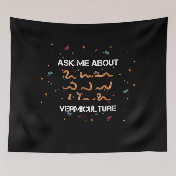 Item preview, Ask Me About Vermiculture Funny Worm-Farming Vermicompost  designed and sold by rachidhaz.