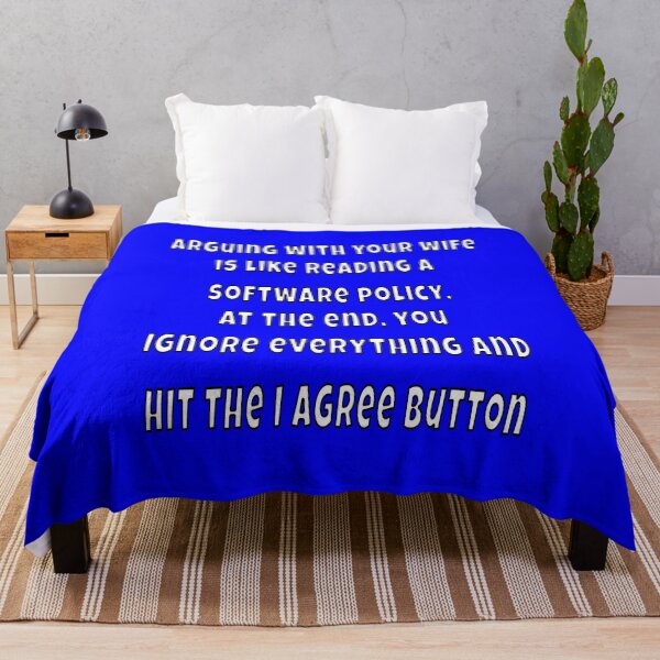 Item preview, Funny Sarcastic Saying Arguing With Your Wife Is Like Reading A Software Policy designed and sold by fantasticdesign.