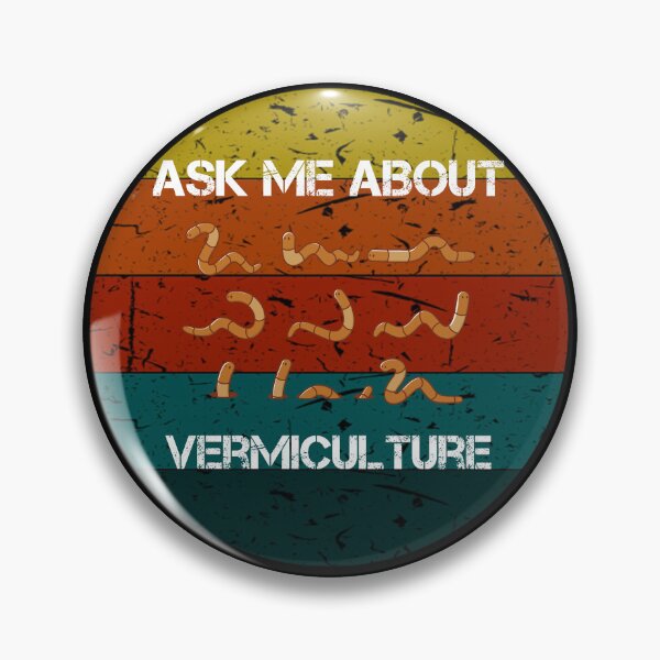 Item preview, Ask Me About Vermiculture Funny Worm-Farming Vermicompost Vintage Gifts designed and sold by rachidhaz.