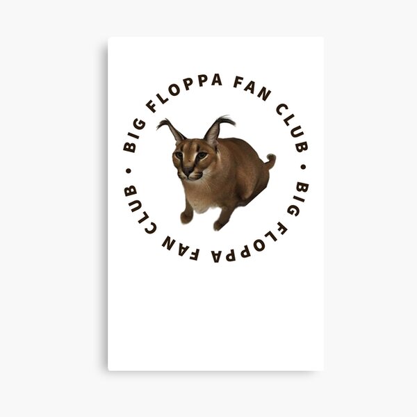 Big Floppa - Caracal meme cat / fat floppa / cursed floppa Greeting Card  for Sale by romanticists