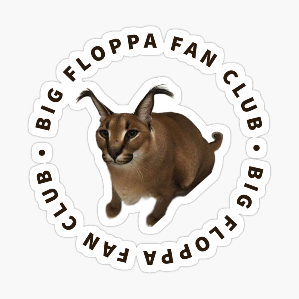 Big Floppa - Caracal meme cat / fat floppa / cursed floppa | Sticker